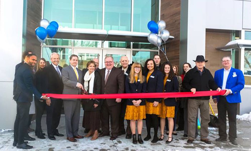 ribbon cutting at the Taylorsville grand opening