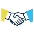 icon of two people shaking hands