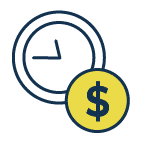 Time and money icon