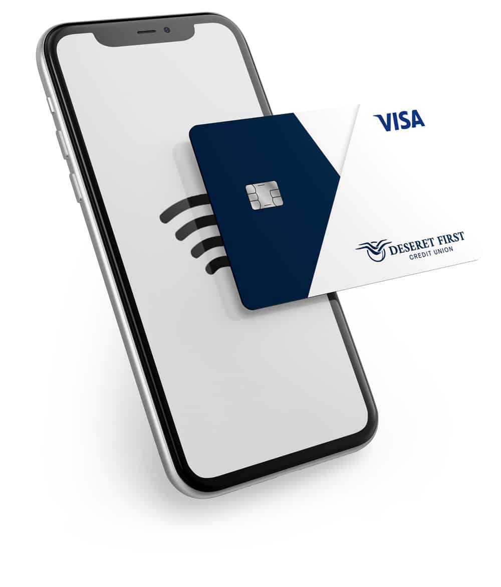 An image showing the contactless feature of the card.