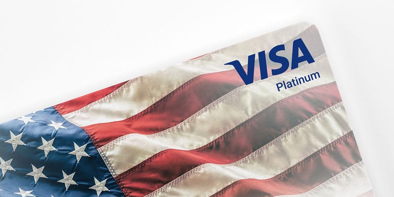 The Visa Platinum credit card