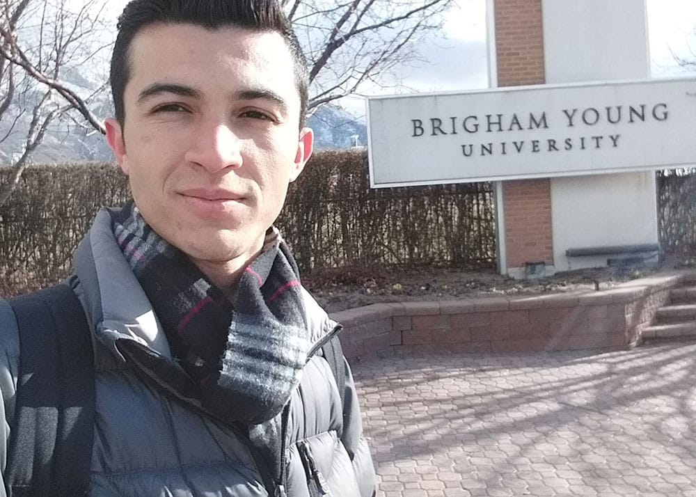 A returned missionary attending BYU.