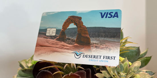 Deseret First Visa debit card