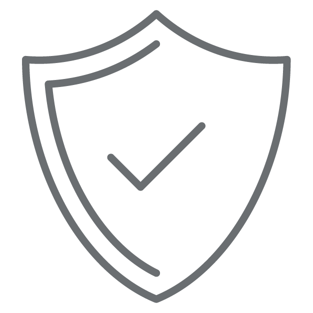An icon representing a shield